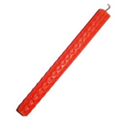 15cm ORANGE Beeswax Candle (image for) 15cm ORANGE Beeswax Candle