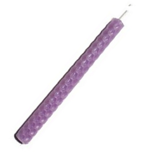 (image for) 15cm VIOLET Beeswax Candle