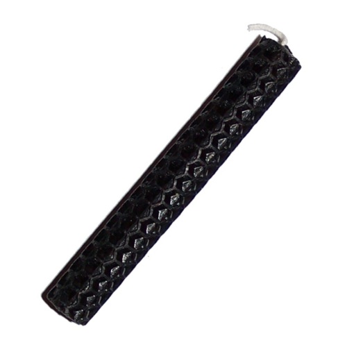 (image for) 10cm BLACK Beeswax Candle