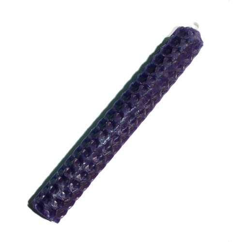 (image for) 10cm PURPLE Beeswax Candle