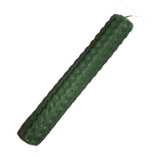 (image for) 20cm GREEN Beeswax Candle
