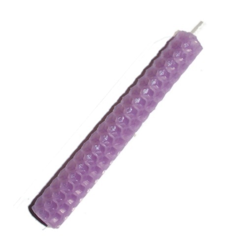 (image for) 20cm VIOLET Beeswax Candle