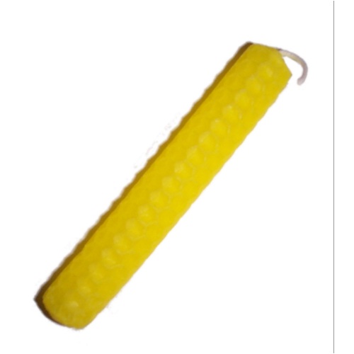 (image for) 20cm YELLOW Beeswax Candle