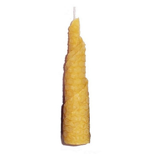 10cm x 2cm Spiral Beeswax Candle (4 inches x 7/8 inch) (image for) 10cm x 2cm Spiral Beeswax Candle (4 inches x 7/8 inch)