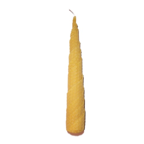 20cm x 3cm Spiral Beeswax Candle (8 inches x 1 1/4 inch) (image for) 20cm x 3cm Spiral Beeswax Candle (8 inches x 1 1/4 inch)