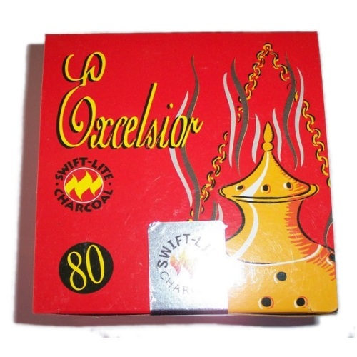 1 Box of Charcoal Discs (80 discs)