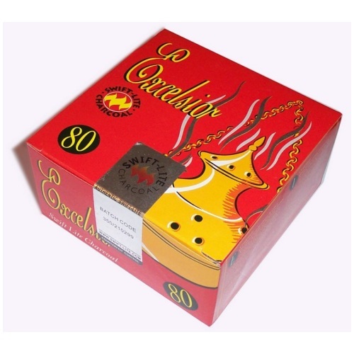 1 Box of Charcoal Discs (80 discs)