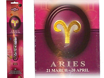 (image for) ARIES Zodiac Incense Sticks (Time & Again)