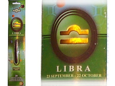 (image for) LIBRA Zodiac Incense Sticks (Time & Again)