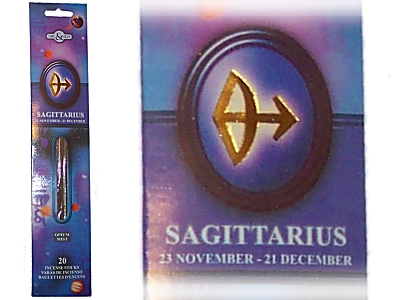 (image for) SAGITTARIUS Zodiac Incense Sticks (Time & Again)