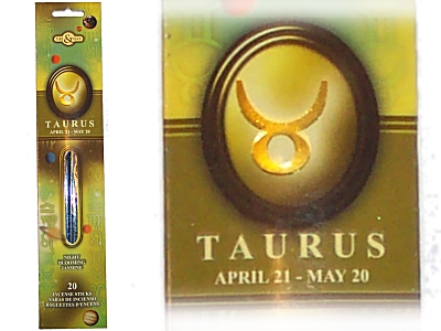 (image for) TAURUS Zodiac Incense Sticks (Time & Again)