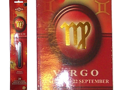 (image for) VIRGO Zodiac Incense Sticks (Time & Again)